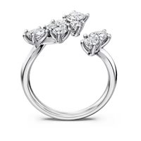 Sarmeola - Via della Provvidenza, 1 - Anello Swarovski Donna in Oro bianco Diamante Lab Grown 1.25 Ct 5690403 - 5690403